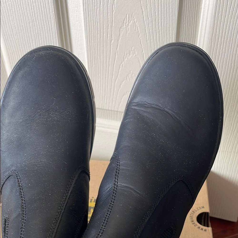 Dr. Martens Black Chelsea Boots with Yellow Stitching - Picture 5 of 7